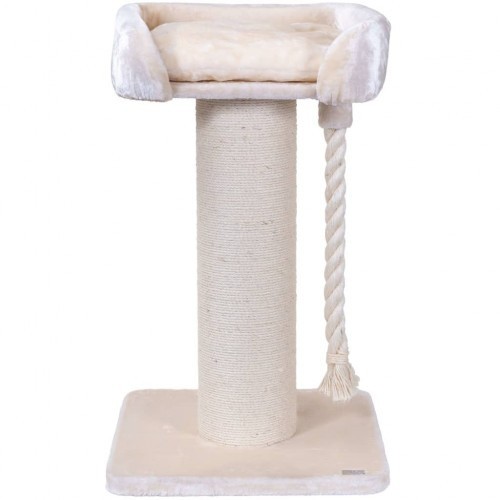 Arranhador para gatos casual na cor creme