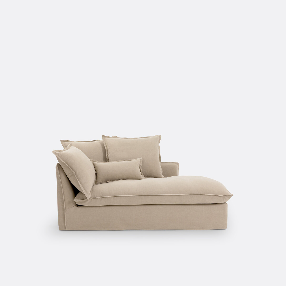 LA REDOUTE INTERIORS<br>Poltrona de linho grosso, Odna