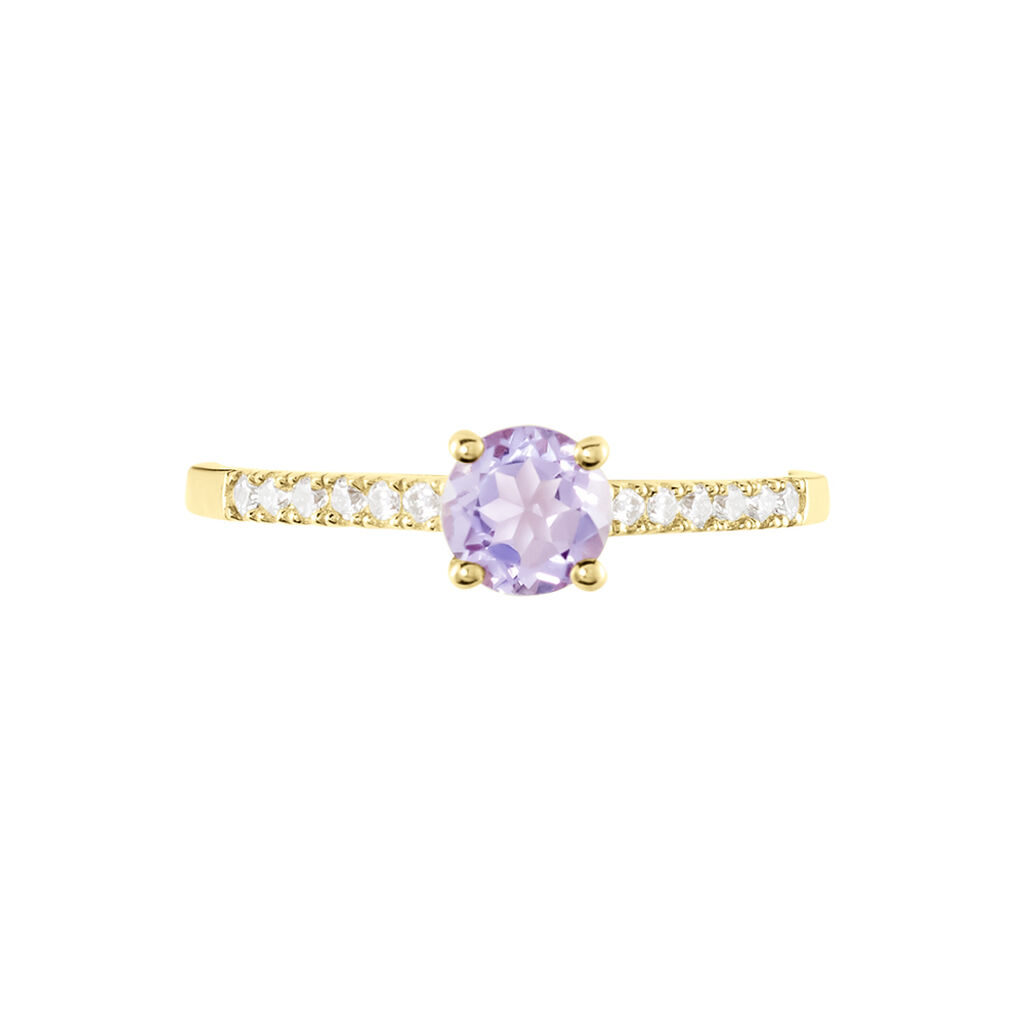 Bague Or Jaune Manon Améthyste