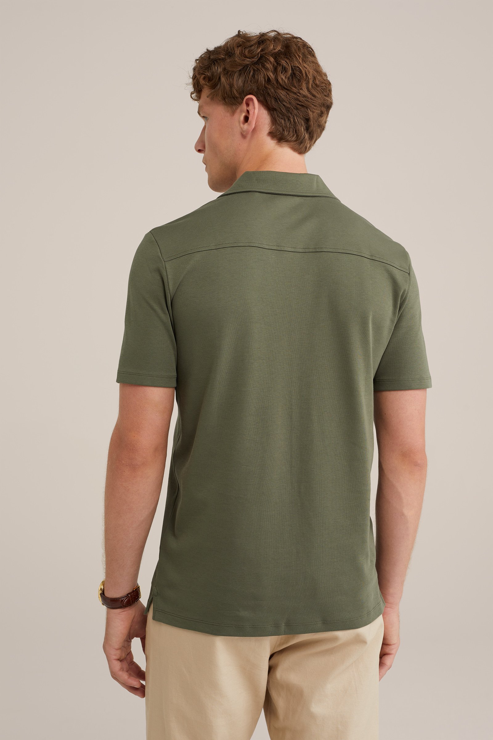 polo WE Fashion Legergroen