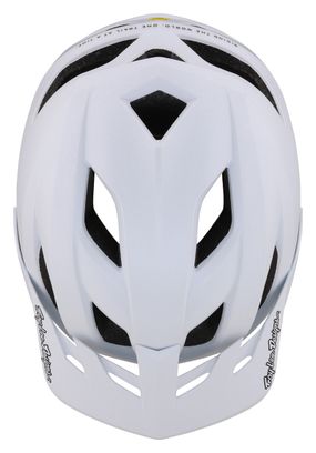 Casque Troy Lee Designs Flowline Orbit Mips Blanc