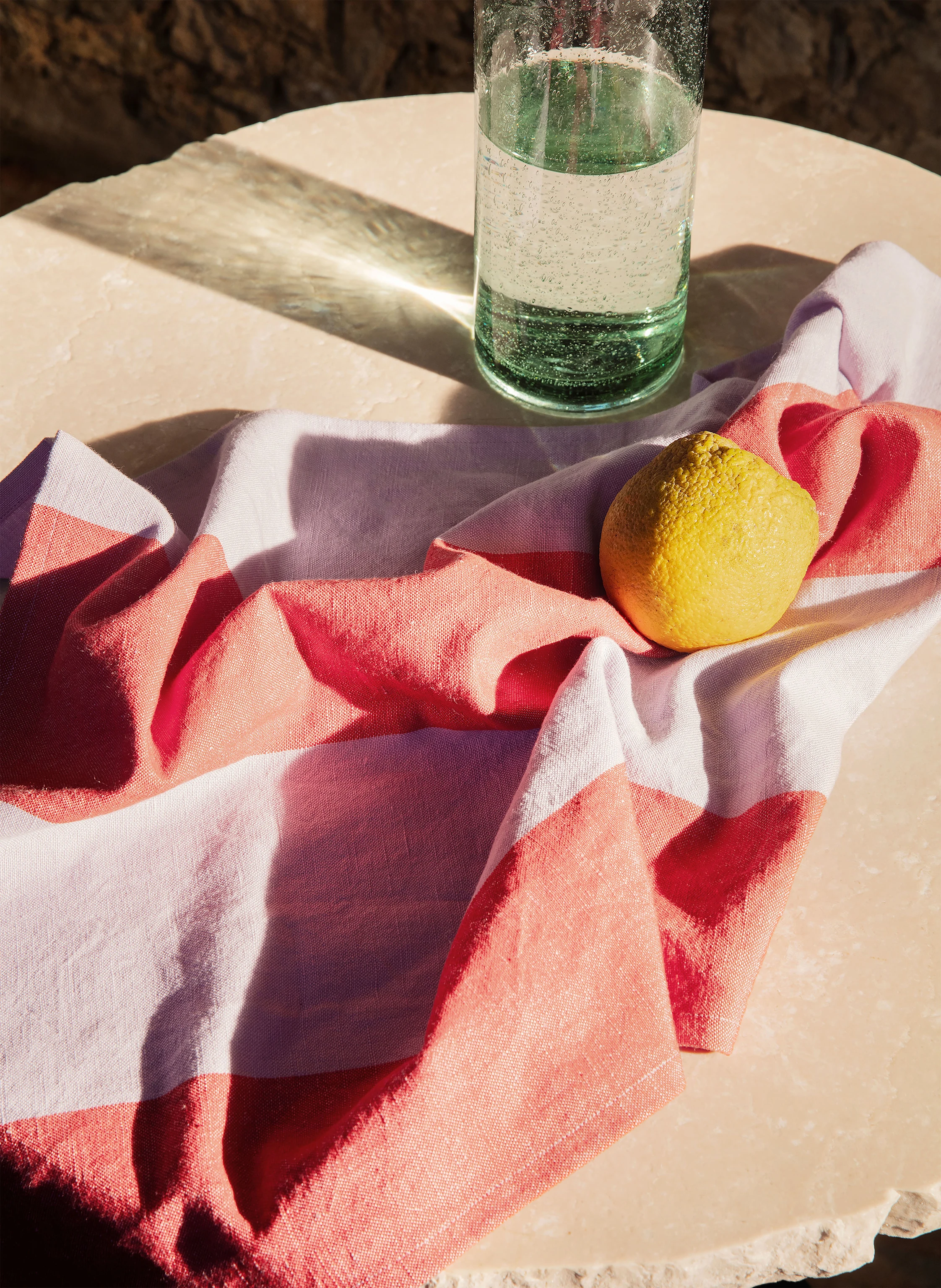 Ferm LIVING Geschirrtuch HALE mit Leinen