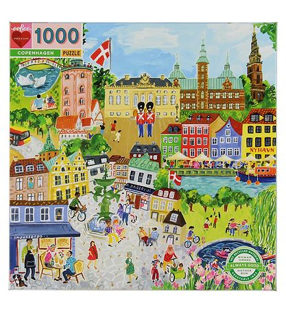 Eeboo Puslespil - 1000 Brikker - K?benhavn