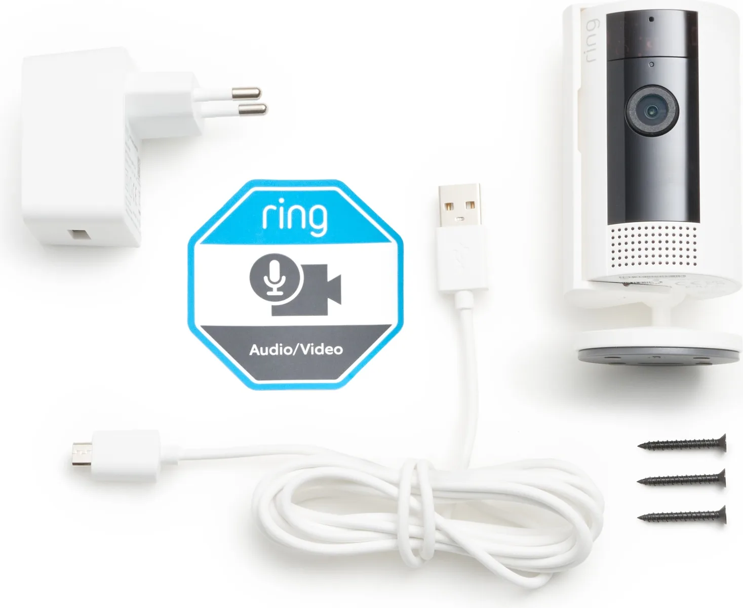 Ring Indoor Camera 2ème Gen Blanc Caméra de surveillance