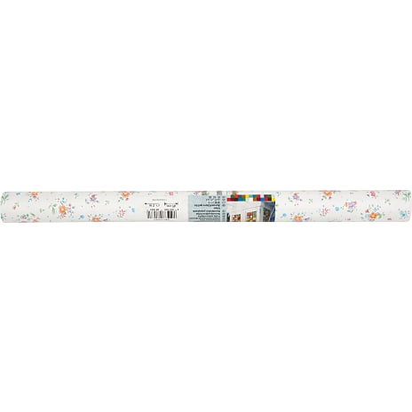 Design folie sunflor - hvid med blomster