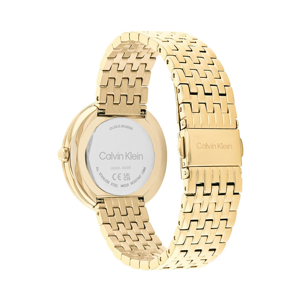 Montre Calvin Klein Twisted Bezel Blanc