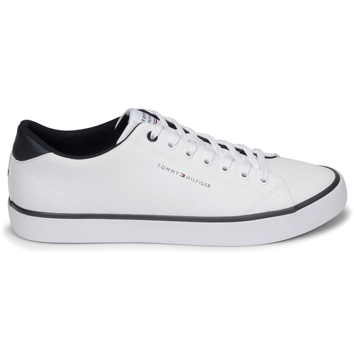 Tommy Hilfiger - TH HI VULC CORE LOW LEATHER - Blanc