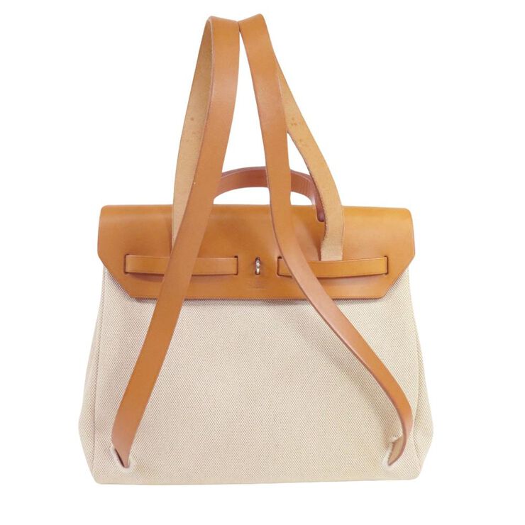 Hermès Vintage Hermès Handbag Beige