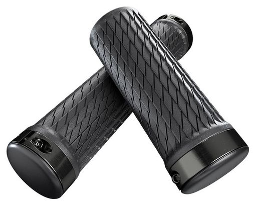Paire de Grips Rockshox TwisLock 77/125 mm Noir