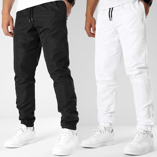 Lot De 2 Pantalons Jogging Diamant 1070510 Noir Blanc