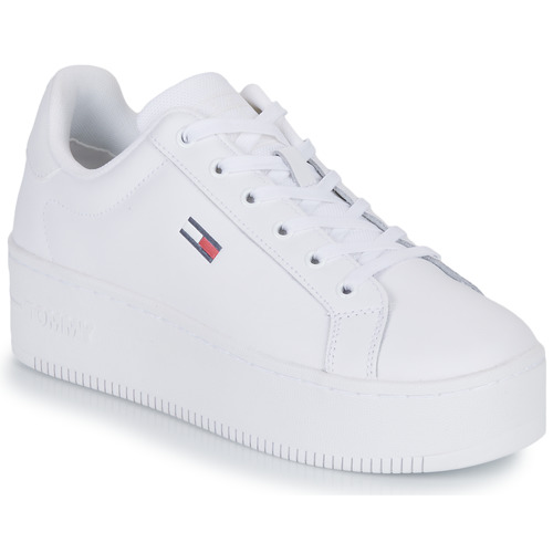 Tommy Jeans - TOMMY JEANS FLATFORM ESSENTIAL - Blanc