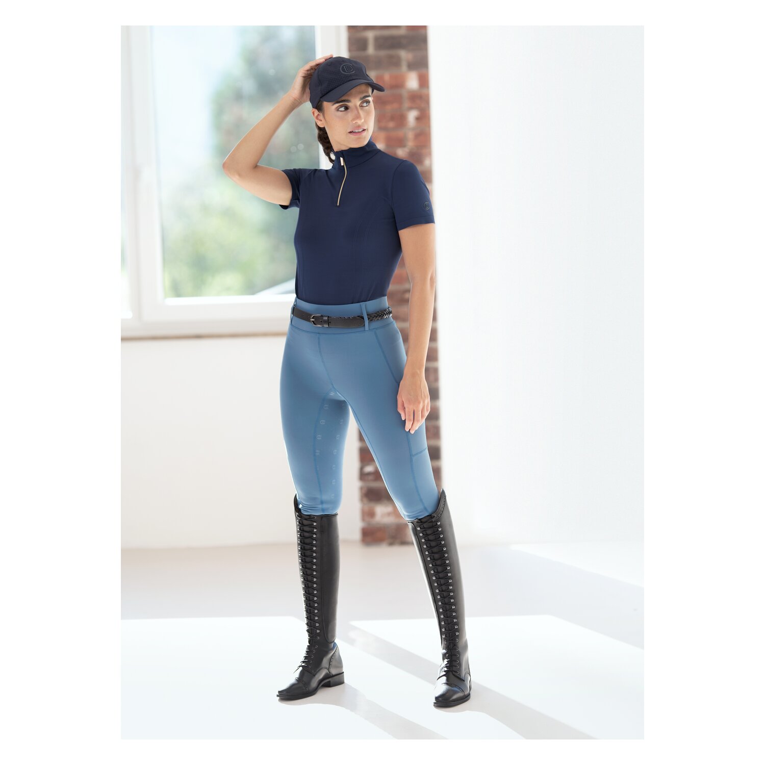 Cheval de Luxe Shaping Reitleggings  - steel blue
