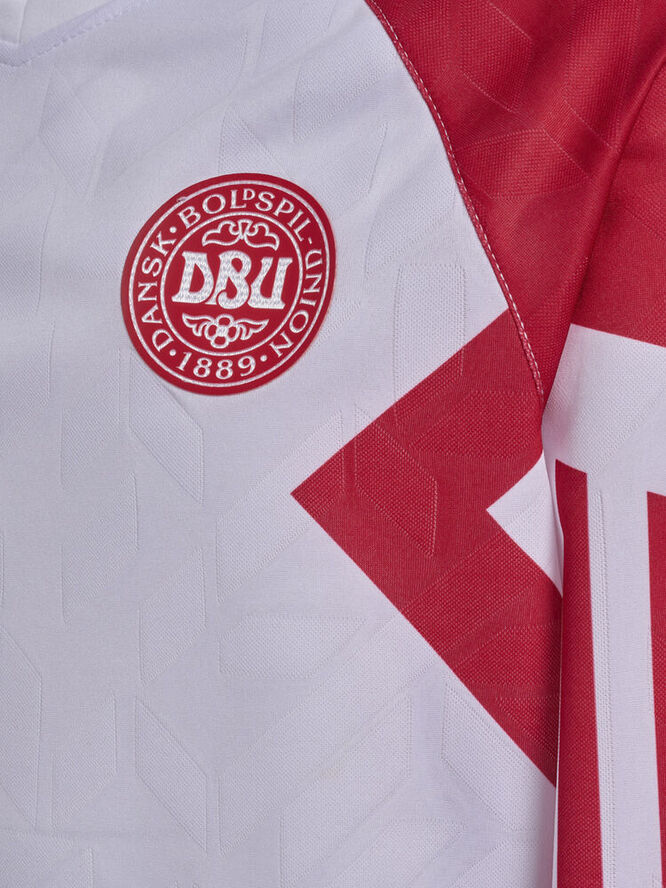 Hummel DBU Danmark udebanetrøje 23 Børn Hvid