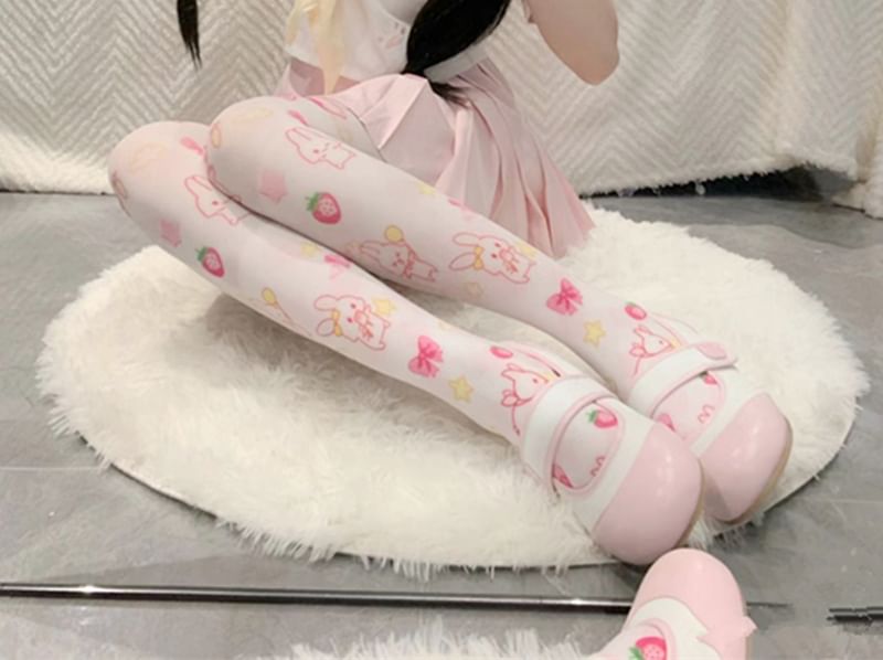 Geisha - Cartoon Print Kousen