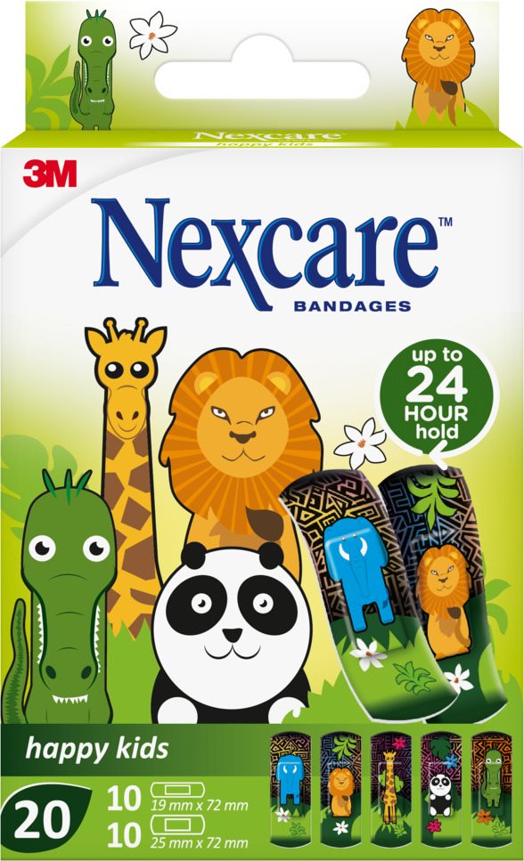 NEXCARE Kinderpflaster Happy Kids Animals 20 Stk
