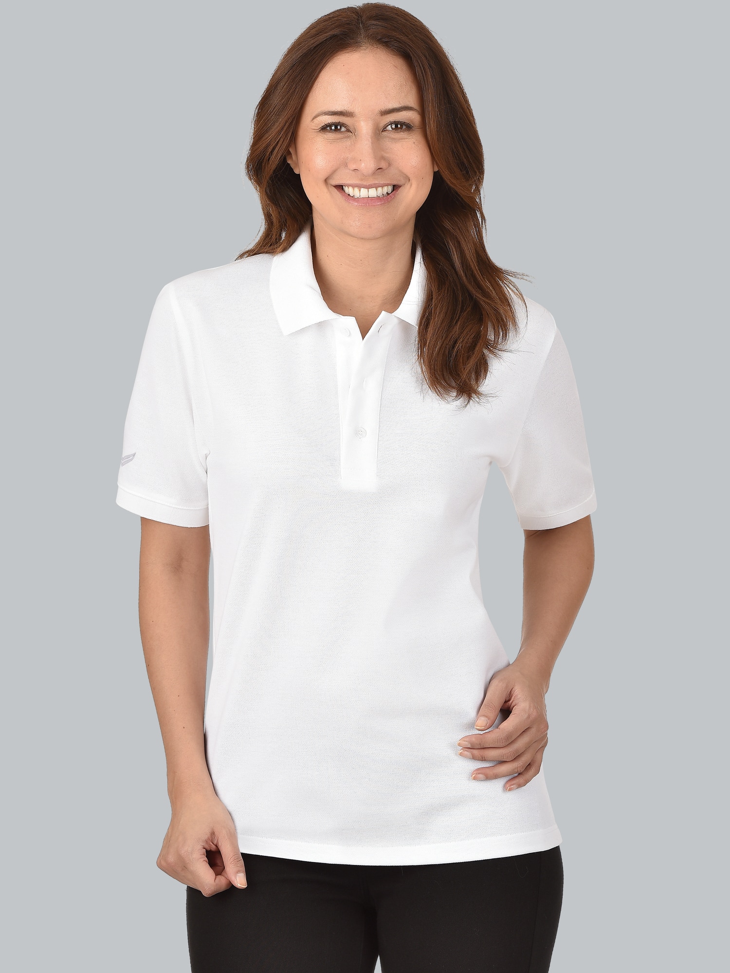 Poloshirt für Industriewäsche Weiss