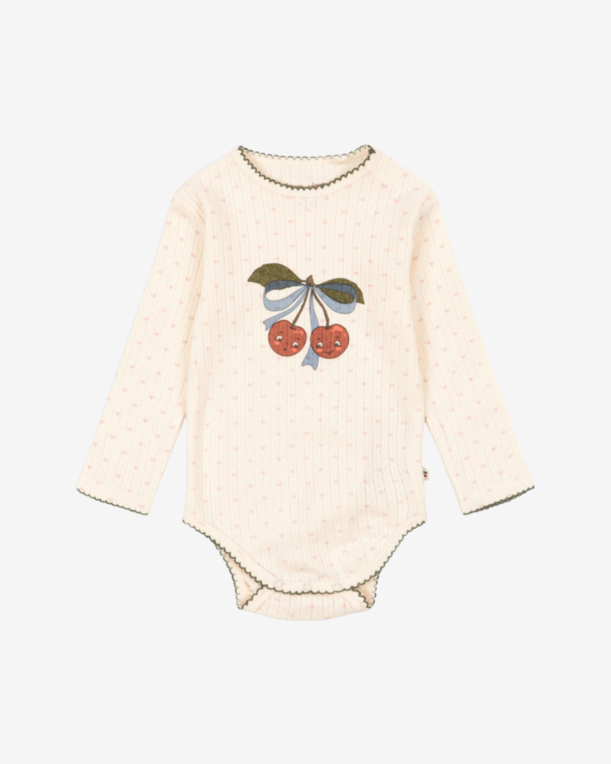 Body m/ Print – 100% Øko Bomull, Pointelle | Minnie Body GOTS