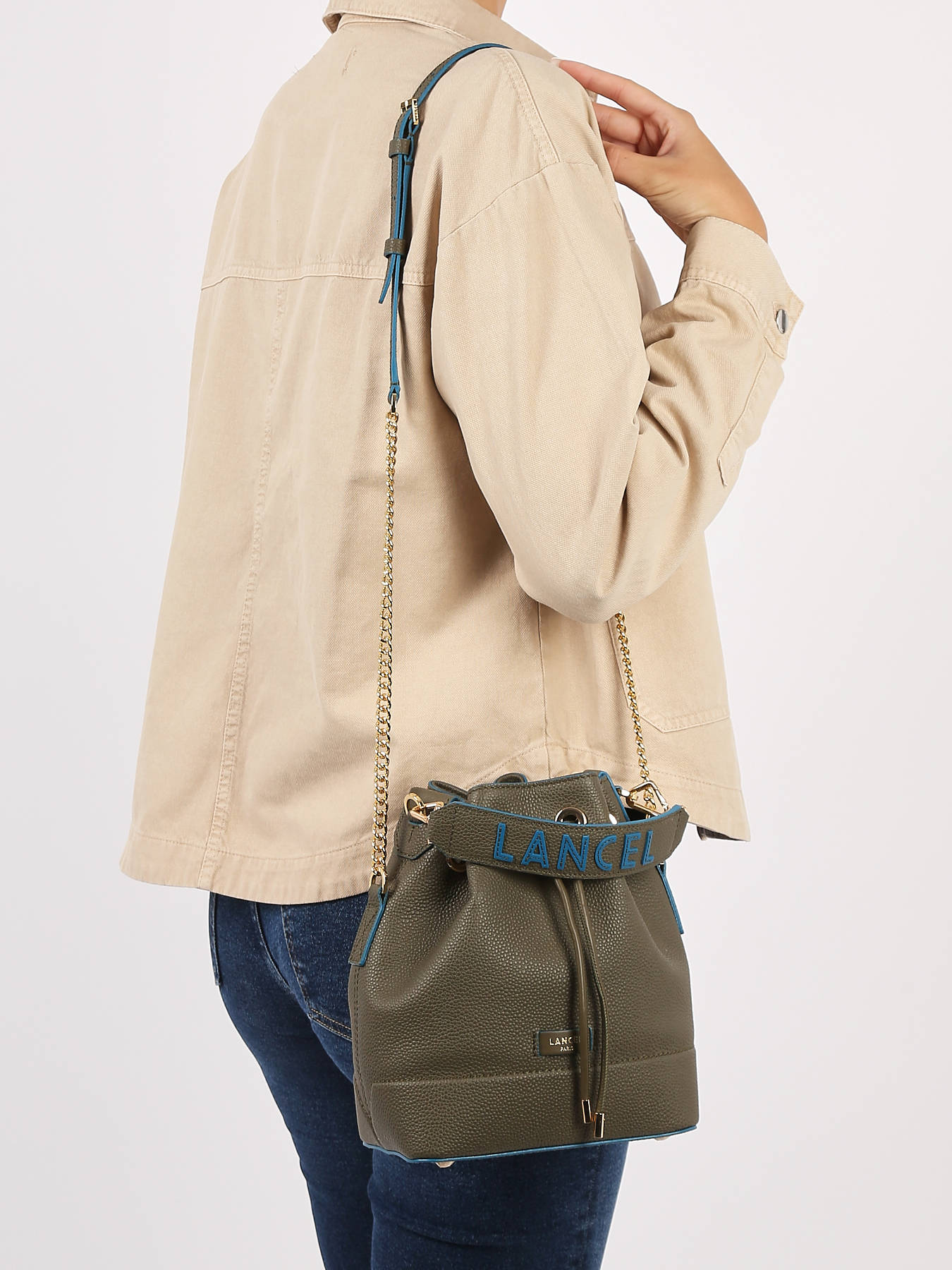 Sac seau S Ninon cuir LANCEL