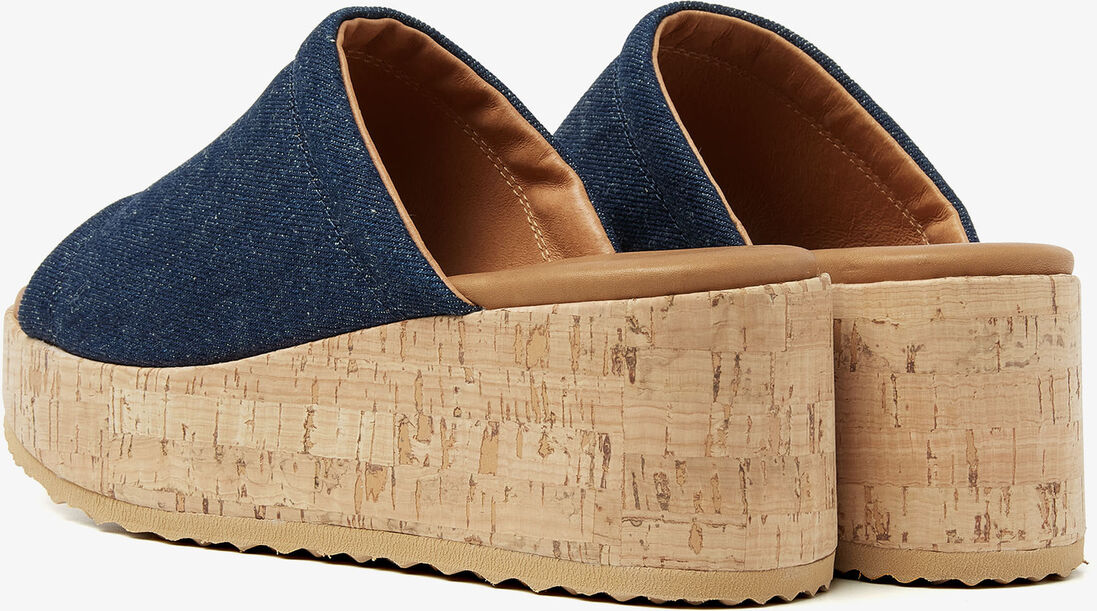 VIA VAI blauwe via vai slippers sissel ryde