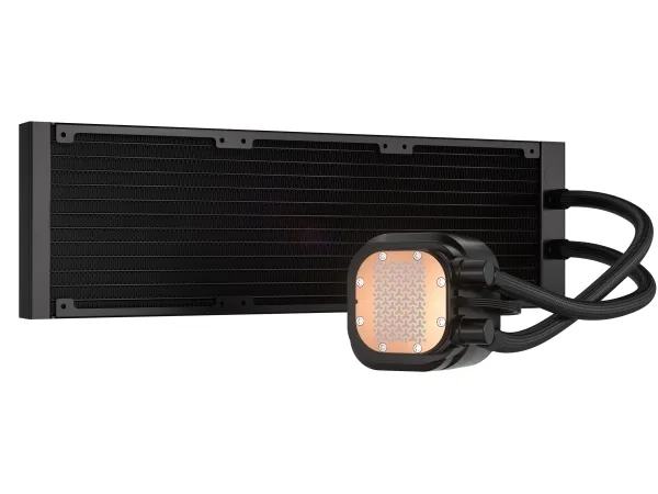 CORSAIR Nautilus 360 RS ARGB - Processors flydende kølesystem - Radiatorstørrelse: 360 mm - (for: LGA1851, LGA1700, AM5, AM4) - kobber - 120 mm