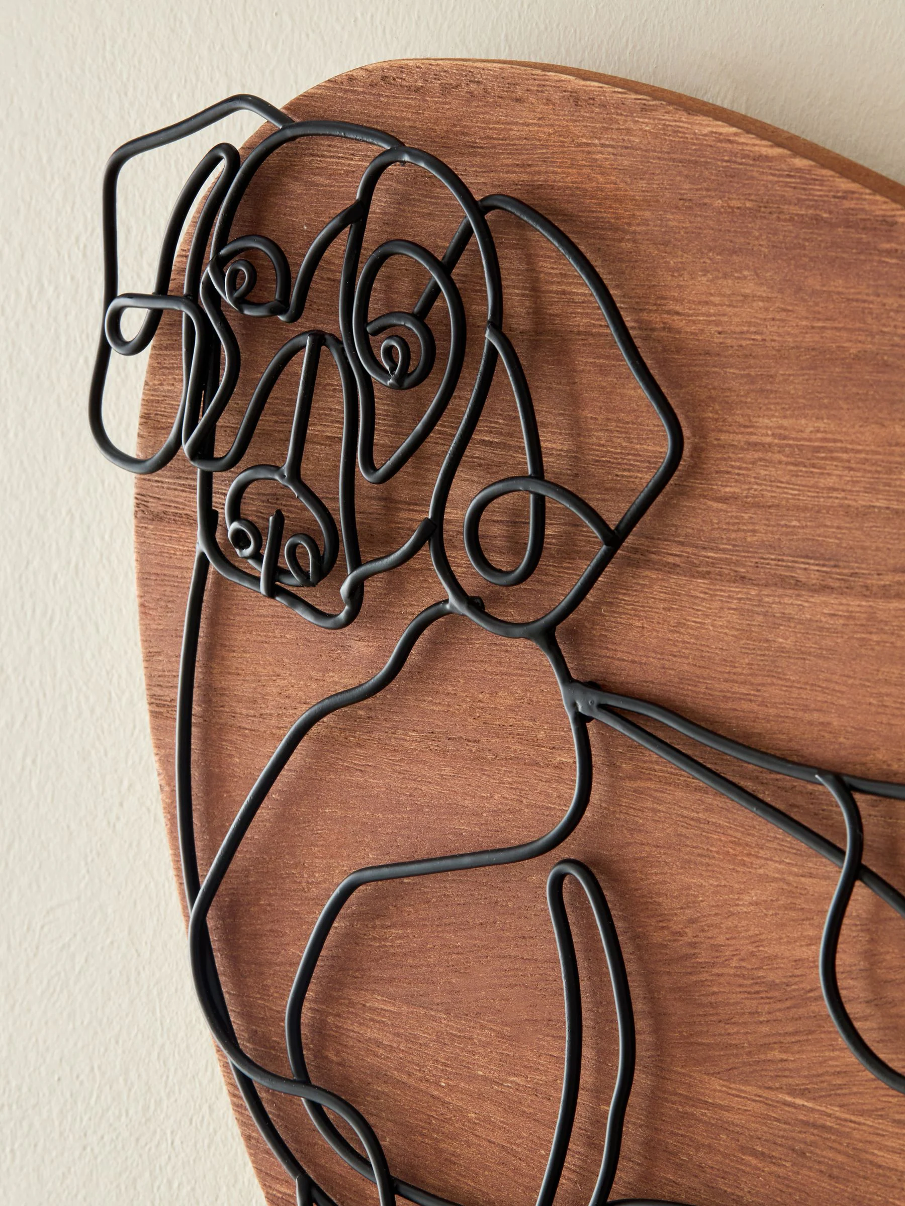 Dachshund Wire Wall Plaque