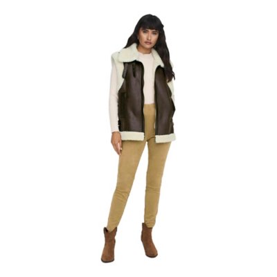 Gilet femme Onlbetty Faux Suede Otw ONLY