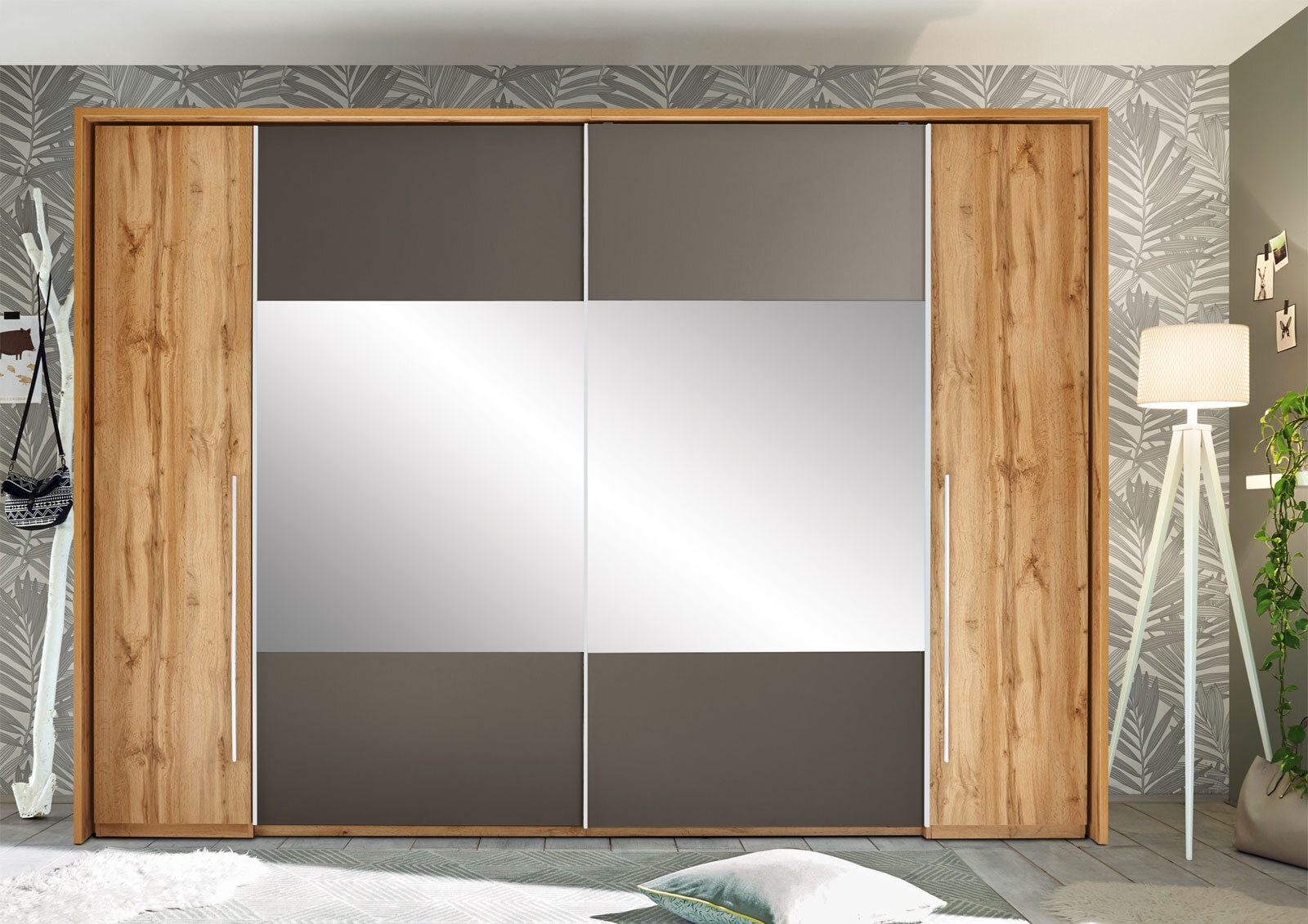 Kleiderschrank Forest Wildeiche 312 x 225 x 61 cm