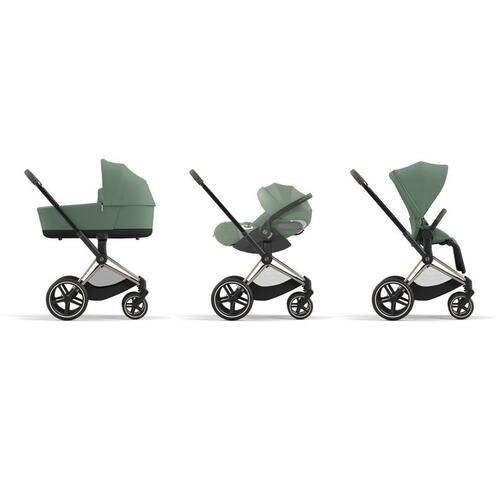 Poussette e-PRIAM Rosegold Leaf Green 2023 - CYBEX
