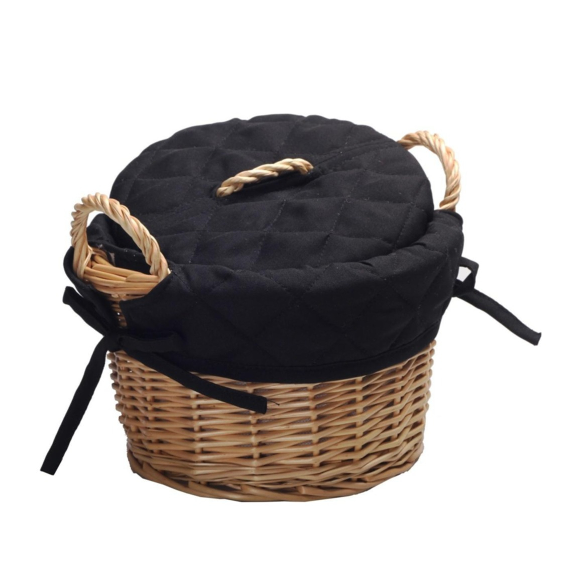 Weidekorb Raclette Kartoffeltasche Gschwellti Sack Härdöpfel Warmhaltebeutel (403703) - Elegance