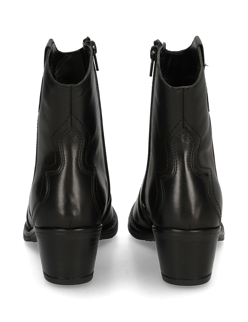 Glattleder Stiefelette