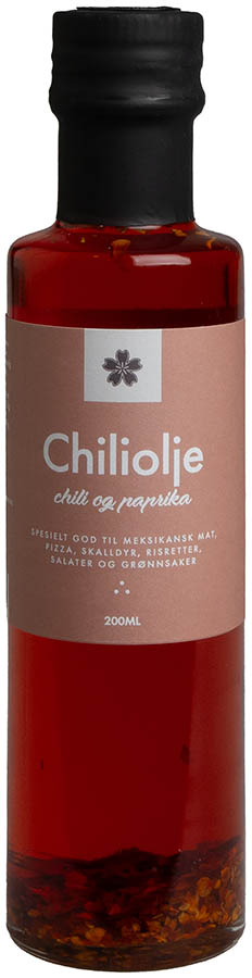 Chiliolje m/chili og paprika 200 ml