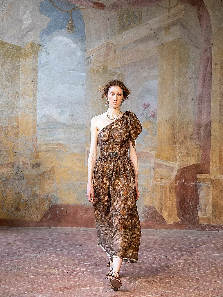 LENA HOSCHEK Midikleid ANTEA braun