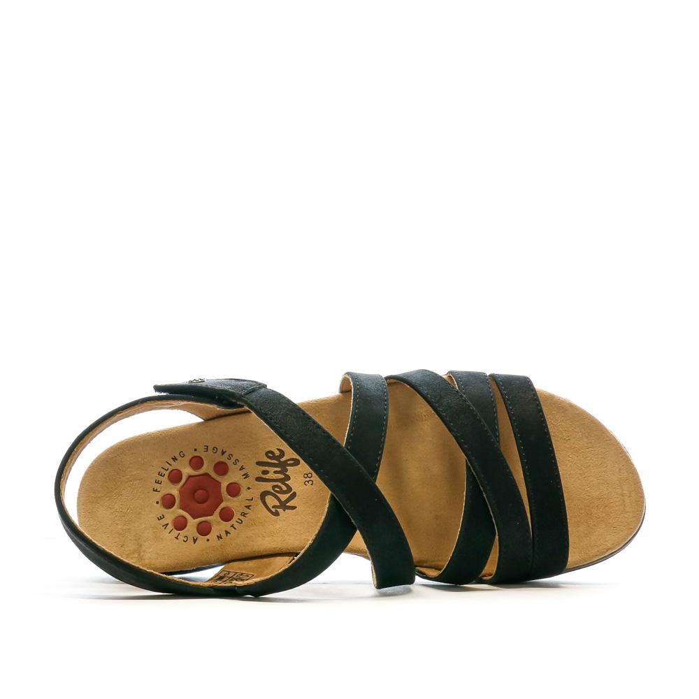 Relife Sandales Noir Femme RELIFE Lalife