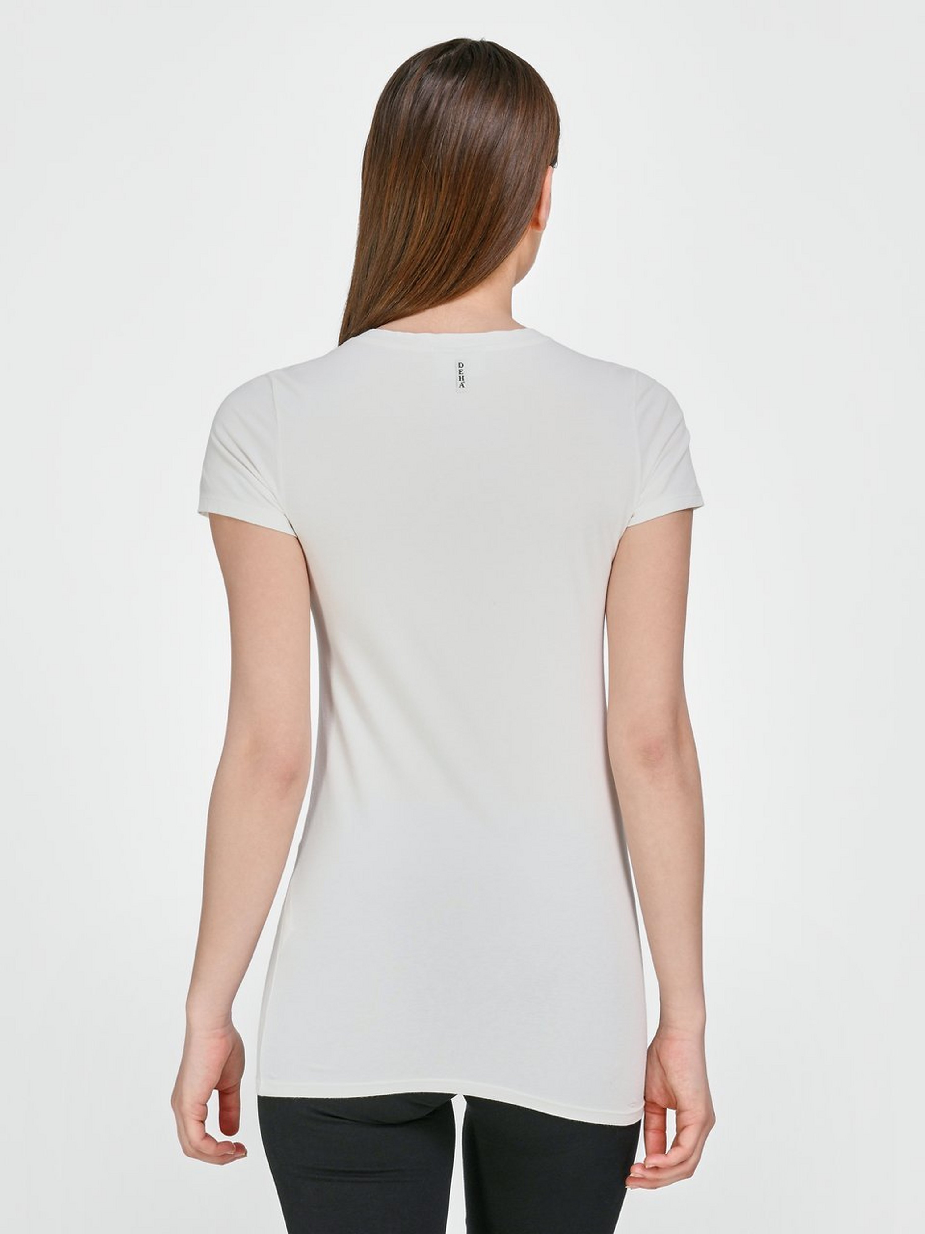 Rundhals-Shirt mit 1/2-Arm