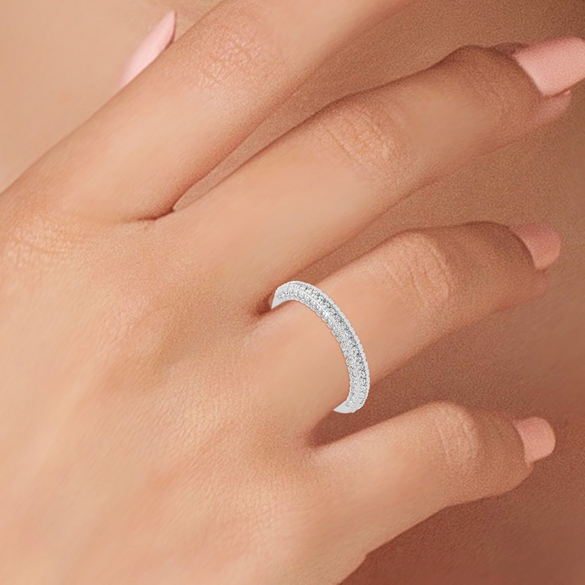 Bague SC Crystal ornée de Cristaux scintillants