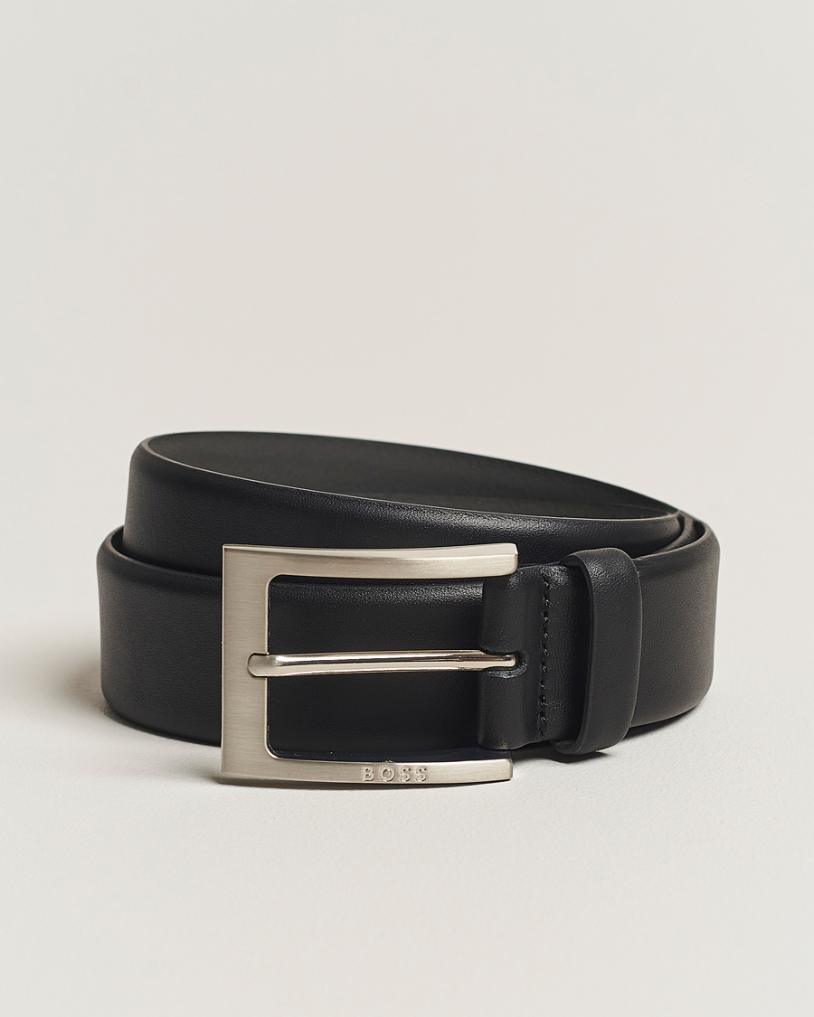 Barnabie Leather Belt 3,5 cm Black