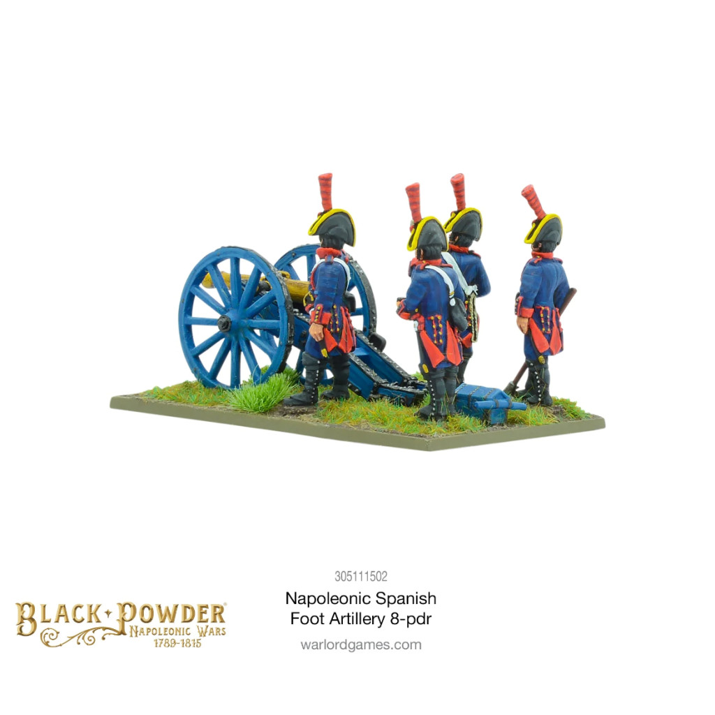 Napoleonic Spanish Foot Artillery 8-pdr