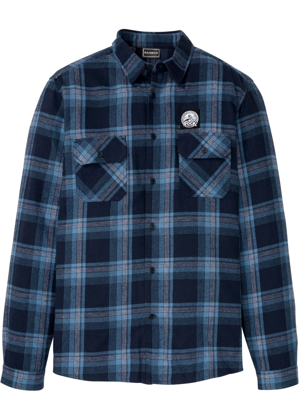 Chemise manches longues en flanelle, Slim Fit