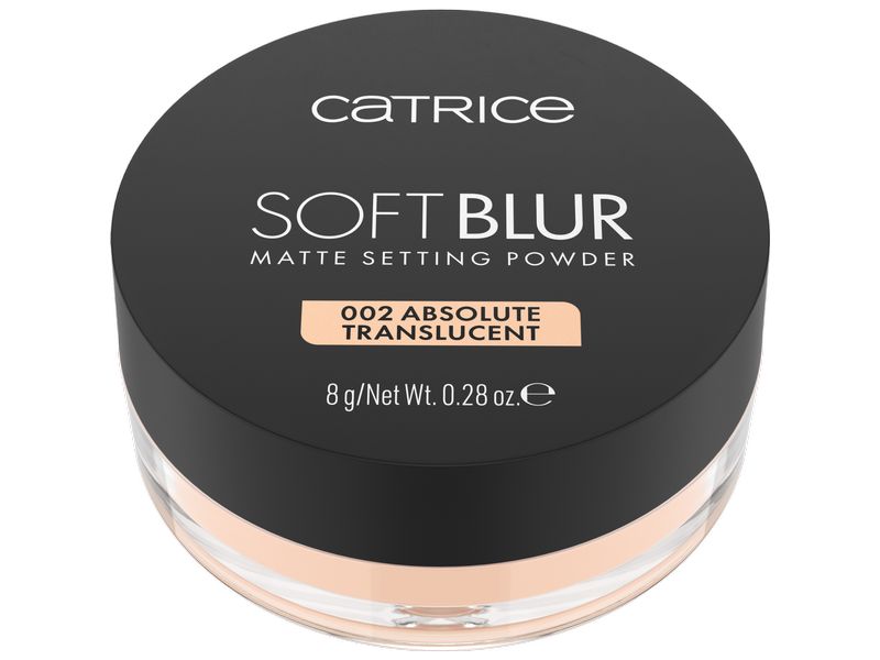 Catrice Puder Soft Blur Matte Setting 002 Absolute Transluc Ultraleichtes, seidiges Puder sorgt für ein nahtloses, weichgezeichnetes Finish