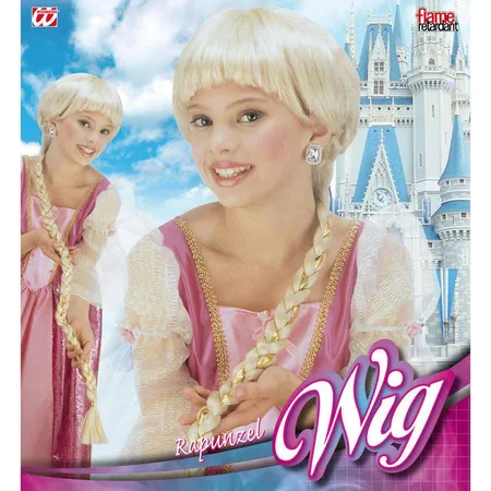 Widmann Perücke Rapunzel mit extralangem Zopf