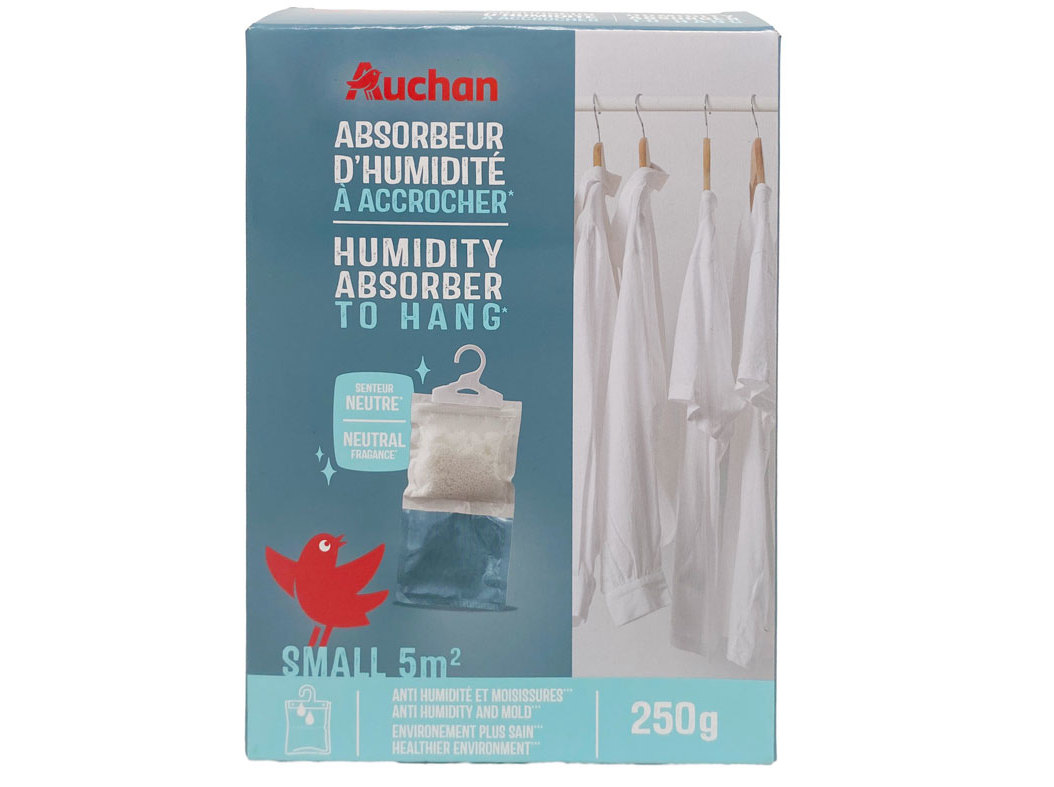 DESUMIDIFICADOR AUCHAN NEUTRO PARA PENDURAR 250G