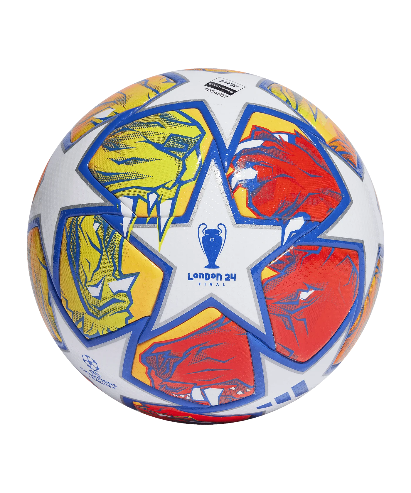 adidas Pro Spielball UCL London Weiss Blau