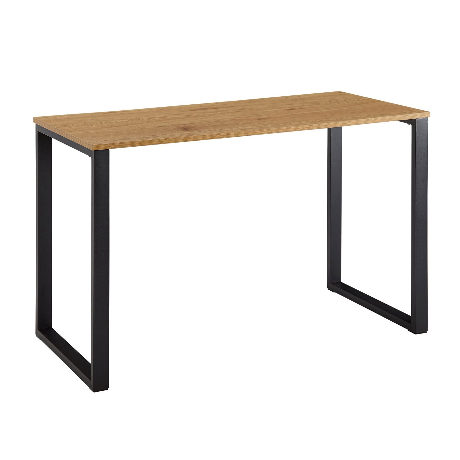 Schreibtisch braun/ schwarz 120 x 76 cm