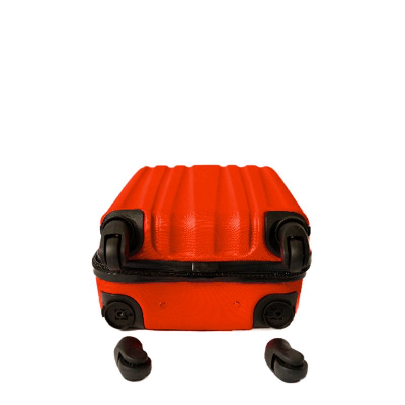 Lot de 4 valises rigides FG671 45, 55, 65 et 75 cm Red