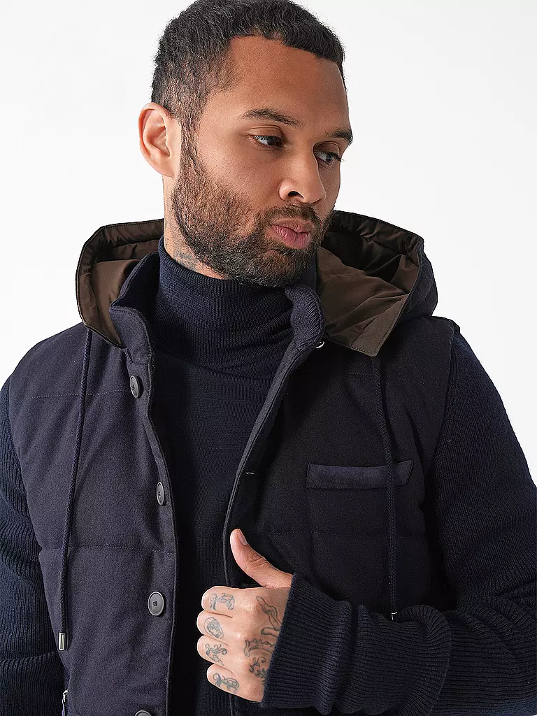 GRAN SASSO Hybridjacke  dunkelblau