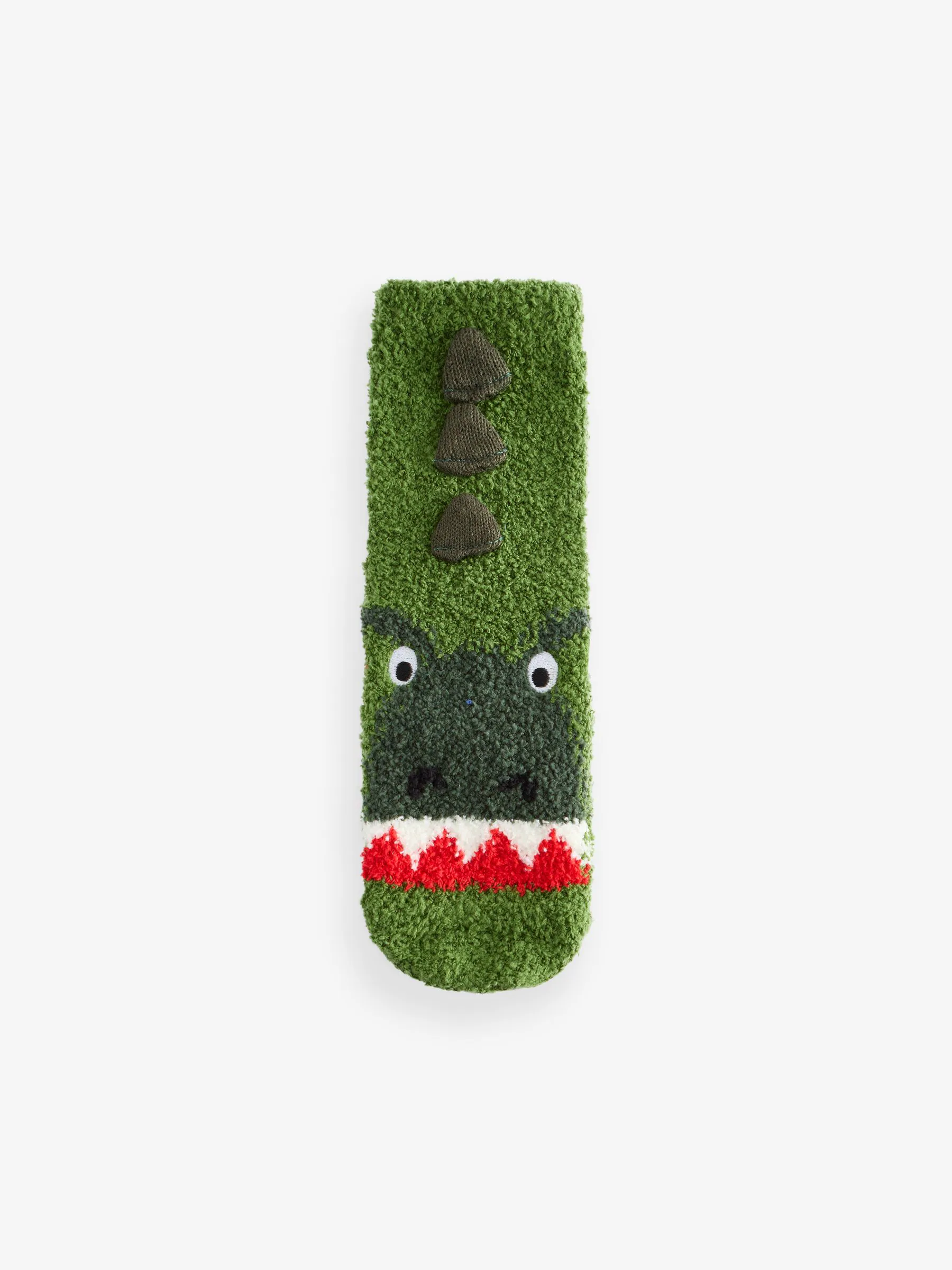 Groen met dinosaurussen - 2 paar knusse sokken