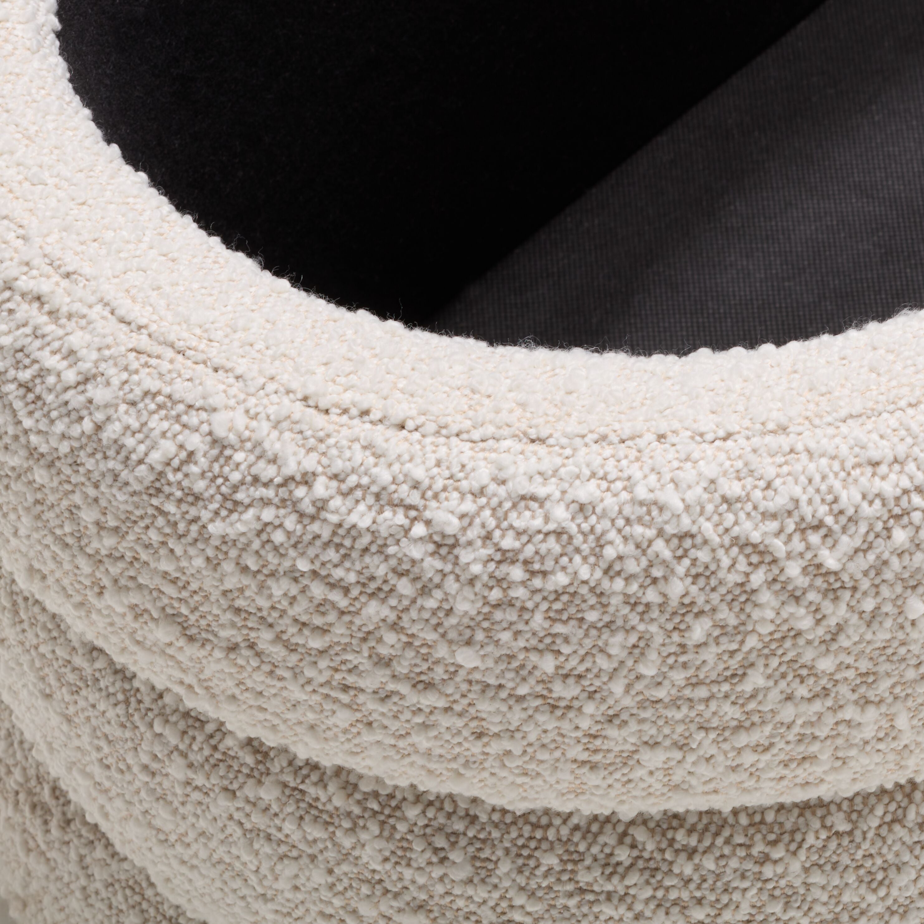 LIYA Hocker - Creme / H: 47.0 cm
