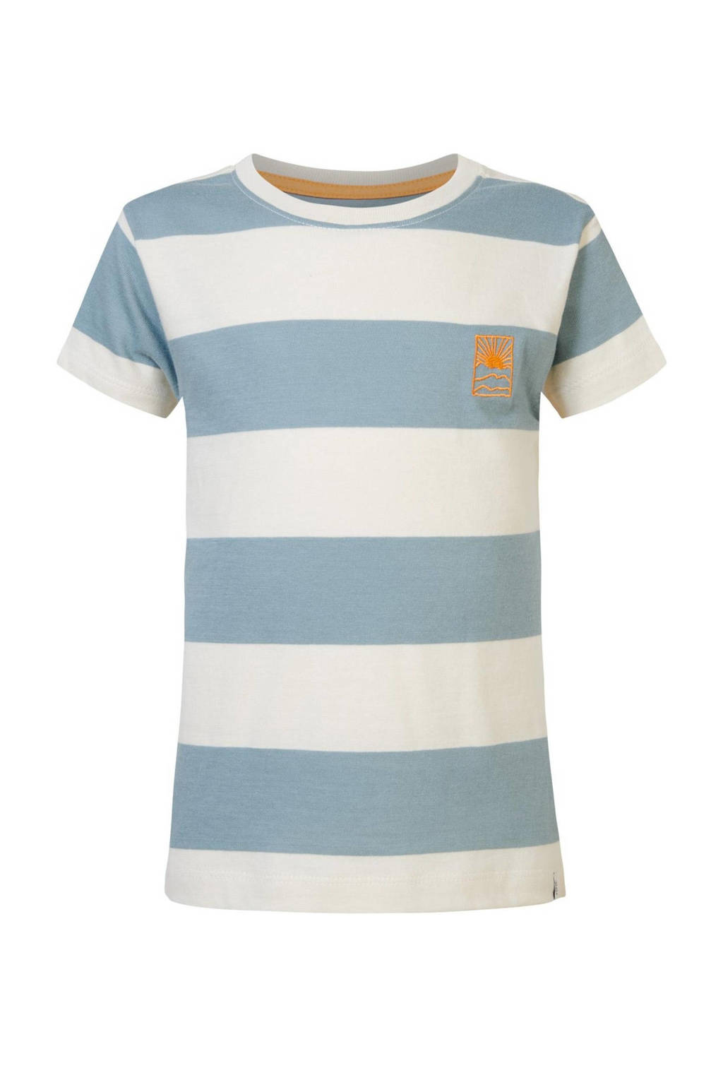 Noppies gestreept T-shirt blauw/wit