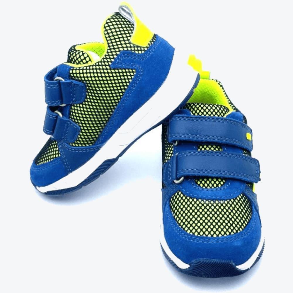 Elefanten Klettschuhe - Criss Corrado Antiaua - Blau/Neongelb