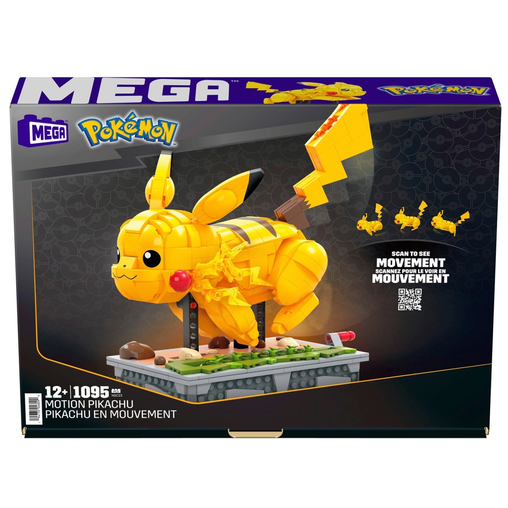 Mega Pokémon Motion Pikachu Bauset